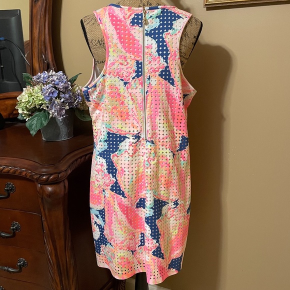 Lilly Pulitzer Stretch Shift Dress Seashells XL - Picture 3 of 7